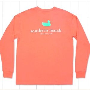 Southern Marsh Coral Long sleeve Tshirt.